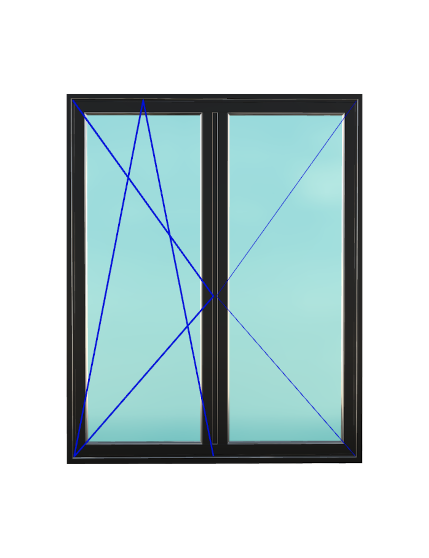 Custom Aluminum Window 2 Sheets SG54RPT