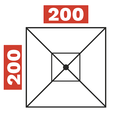 200x200 (cm)