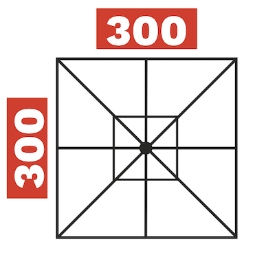 300x300 (cm)