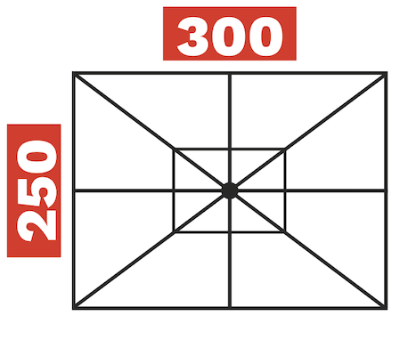 250x300 (cm)