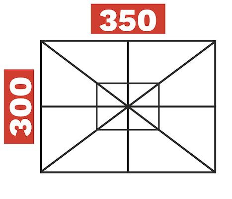 300x350 (cm)