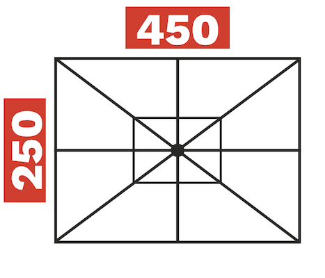 250x450 (cm)